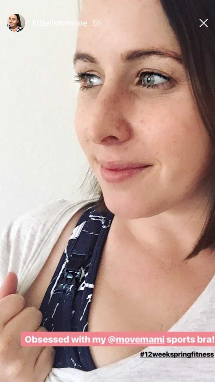 MOVEMAMÍ - 'LUNA' Nursing Sports Bra - Moves Like Jaguar - MOVEMAMI - Best Maternity Activewear