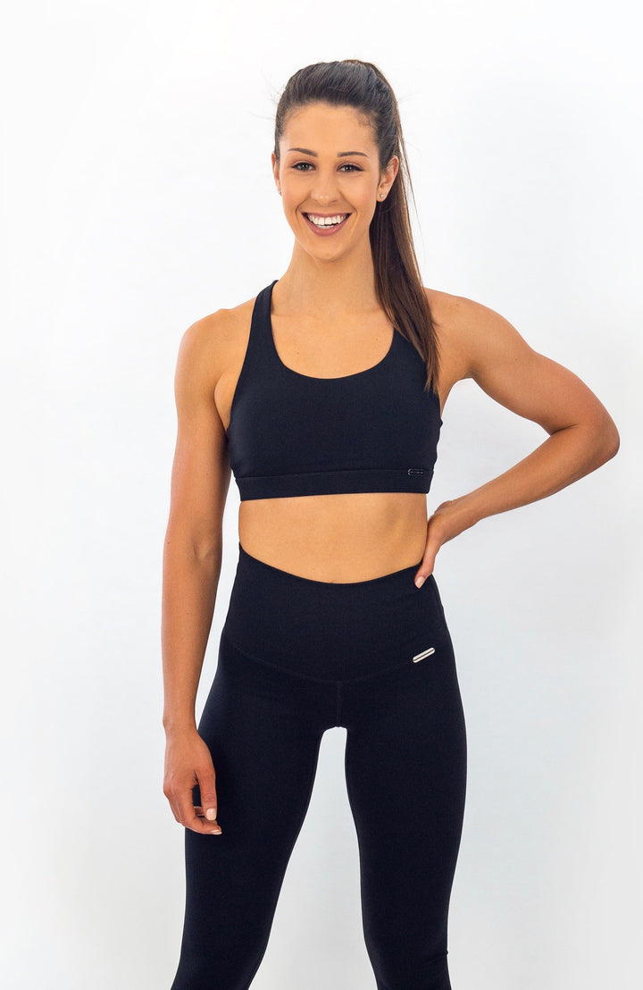 Zuma Sports Bra - Black Ink