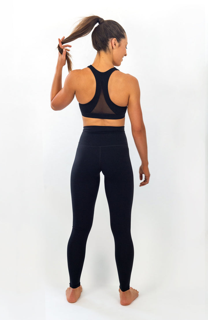 Zuma Sports Bra - Black Ink