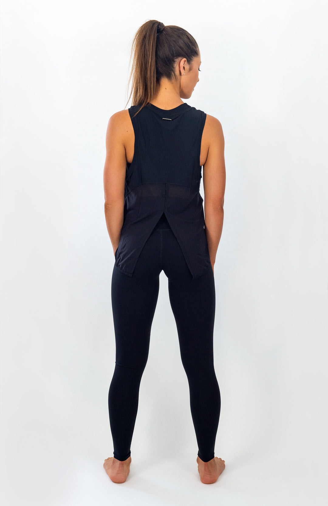 Crete Tie-Back Top - Black Ink