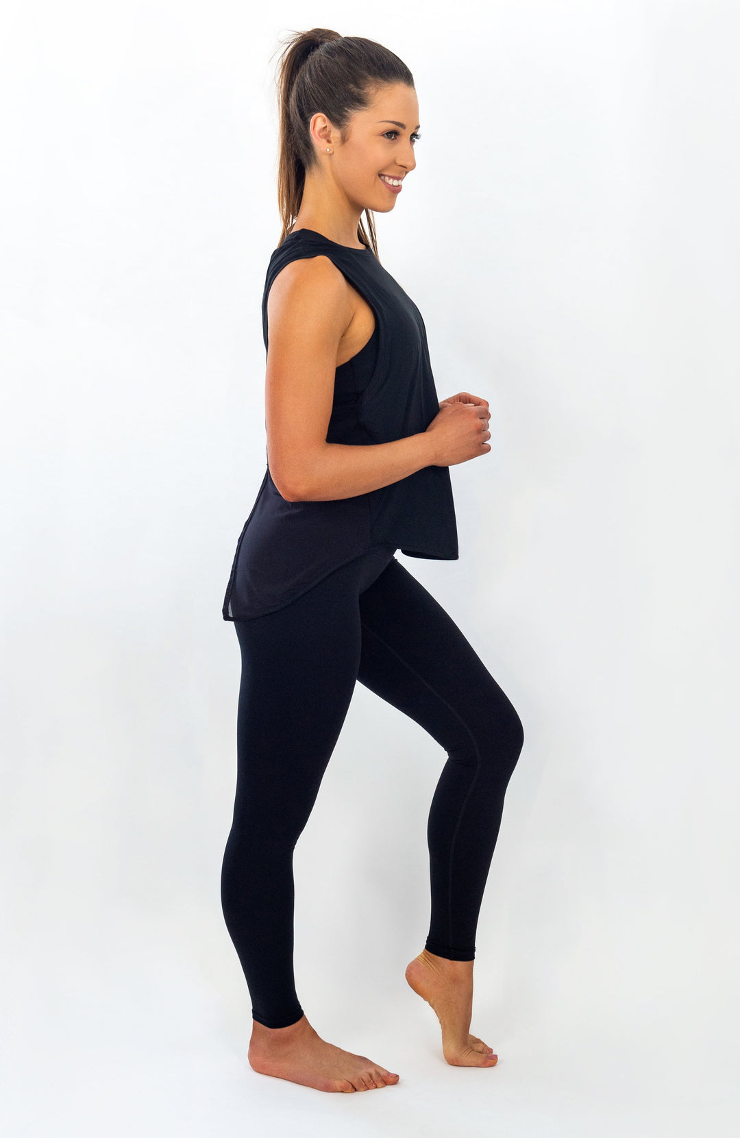 Crete Tie-Back Top - Black Ink