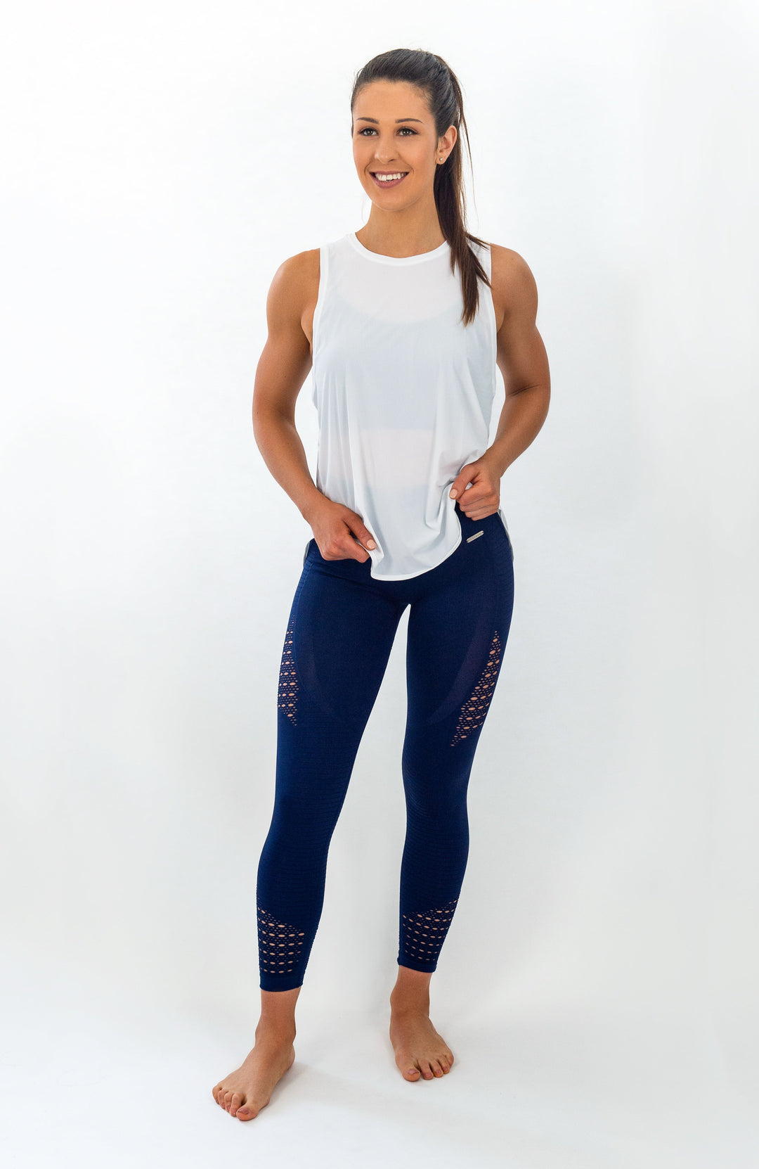 Crete Tie-Back Top - Snow White