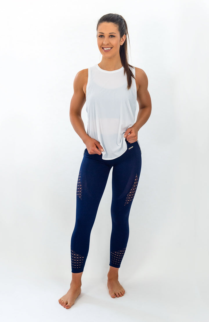 Crete Tie-Back Top - Snow White