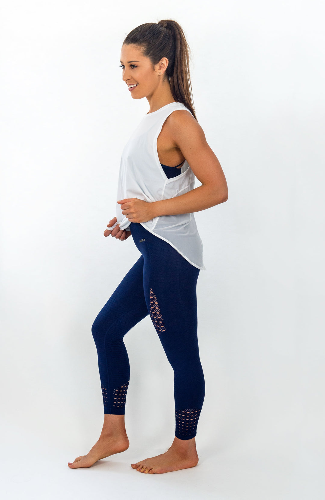 Crete Tie-Back Top - Snow White