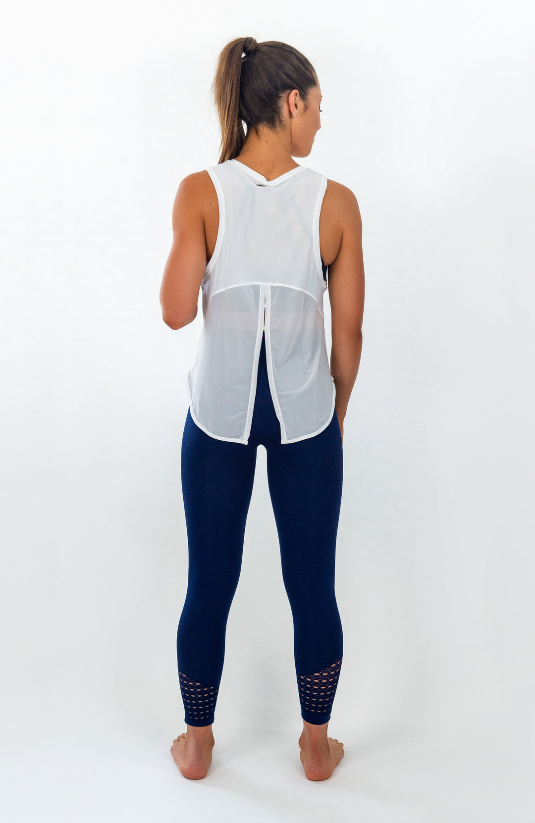 Crete Tie-Back Top - Snow White