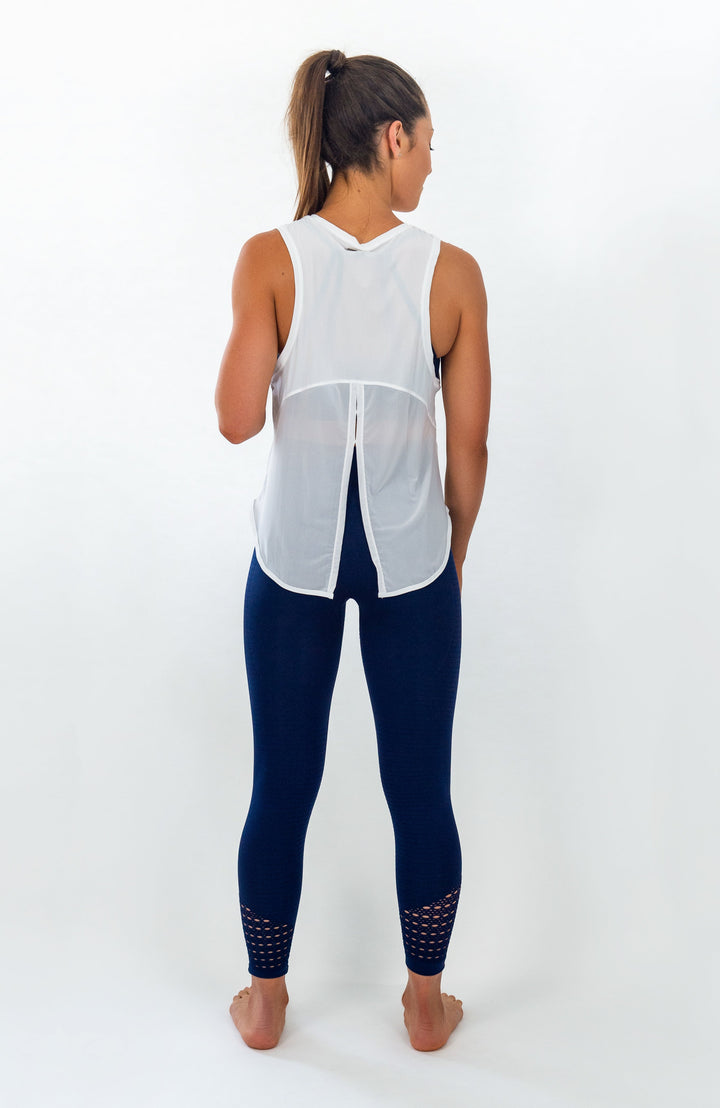 Crete Tie-Back Top - Snow White
