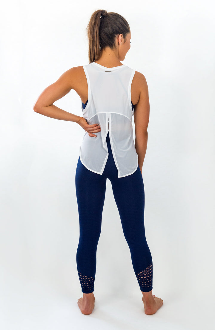 Crete Tie-Back Top - Snow White