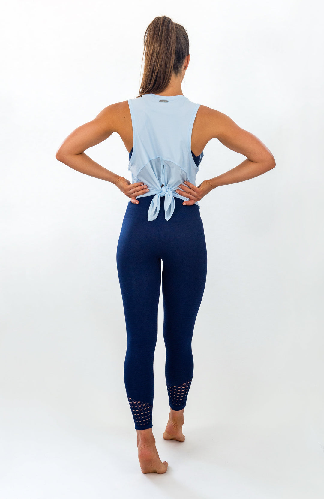 Crete Tie-Back Top - Blue Floss