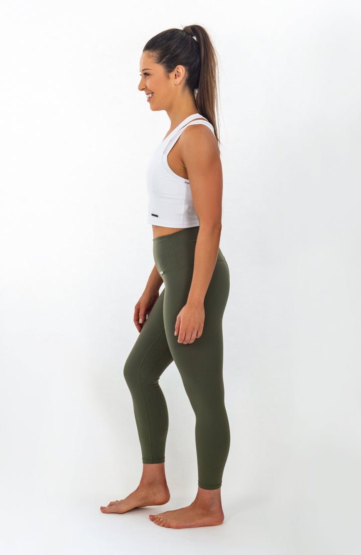 Paloma Leggings - Khaki Green