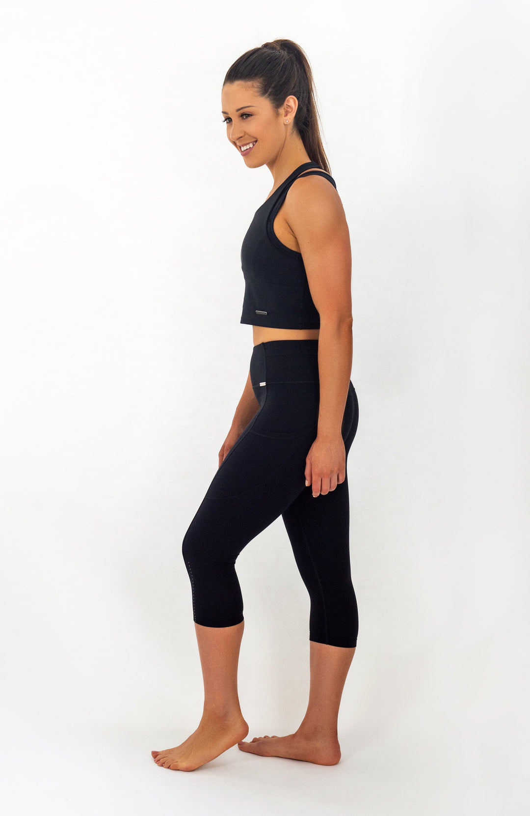 Balmoral Sports Bra - Black Ink