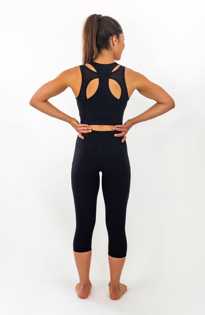 Balmoral Sports Bra - Black Ink