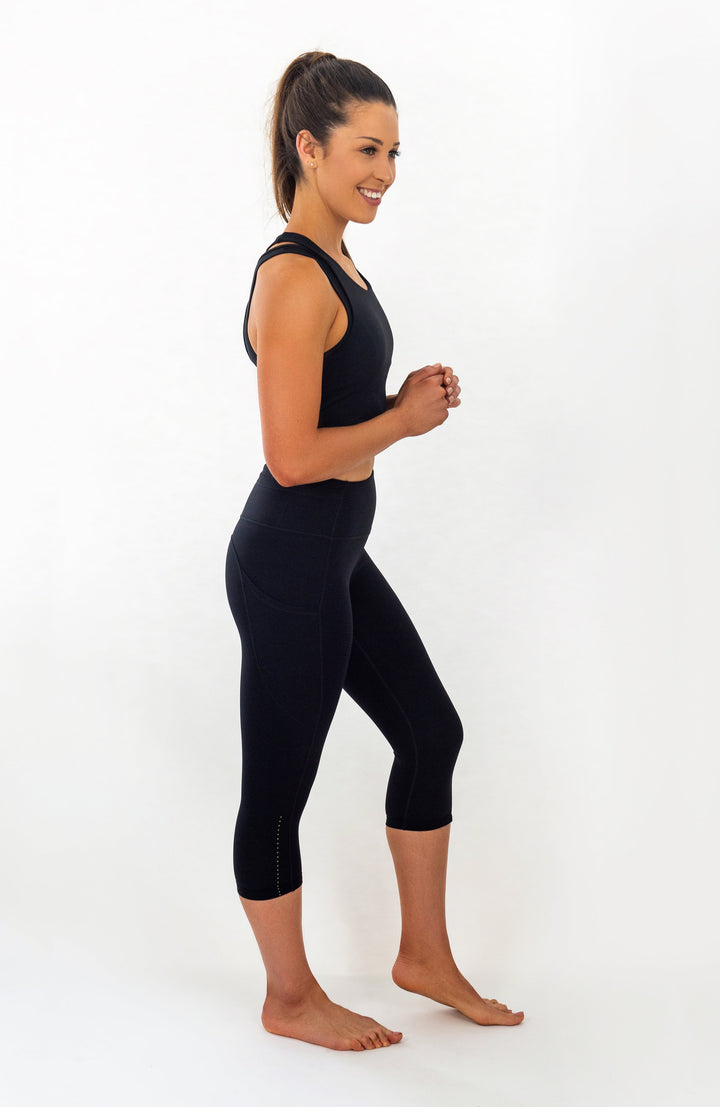 Balmoral Sports Bra - Black Ink