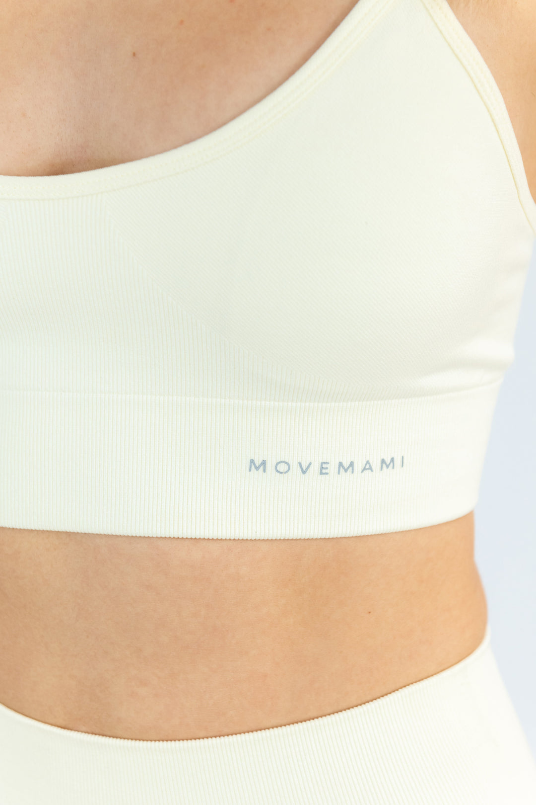 Catalina Sports Bra - Ivory White