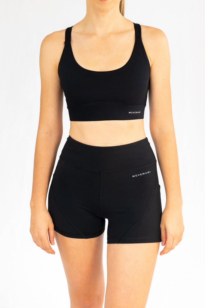 Georgia Sports Bra - Black Ink