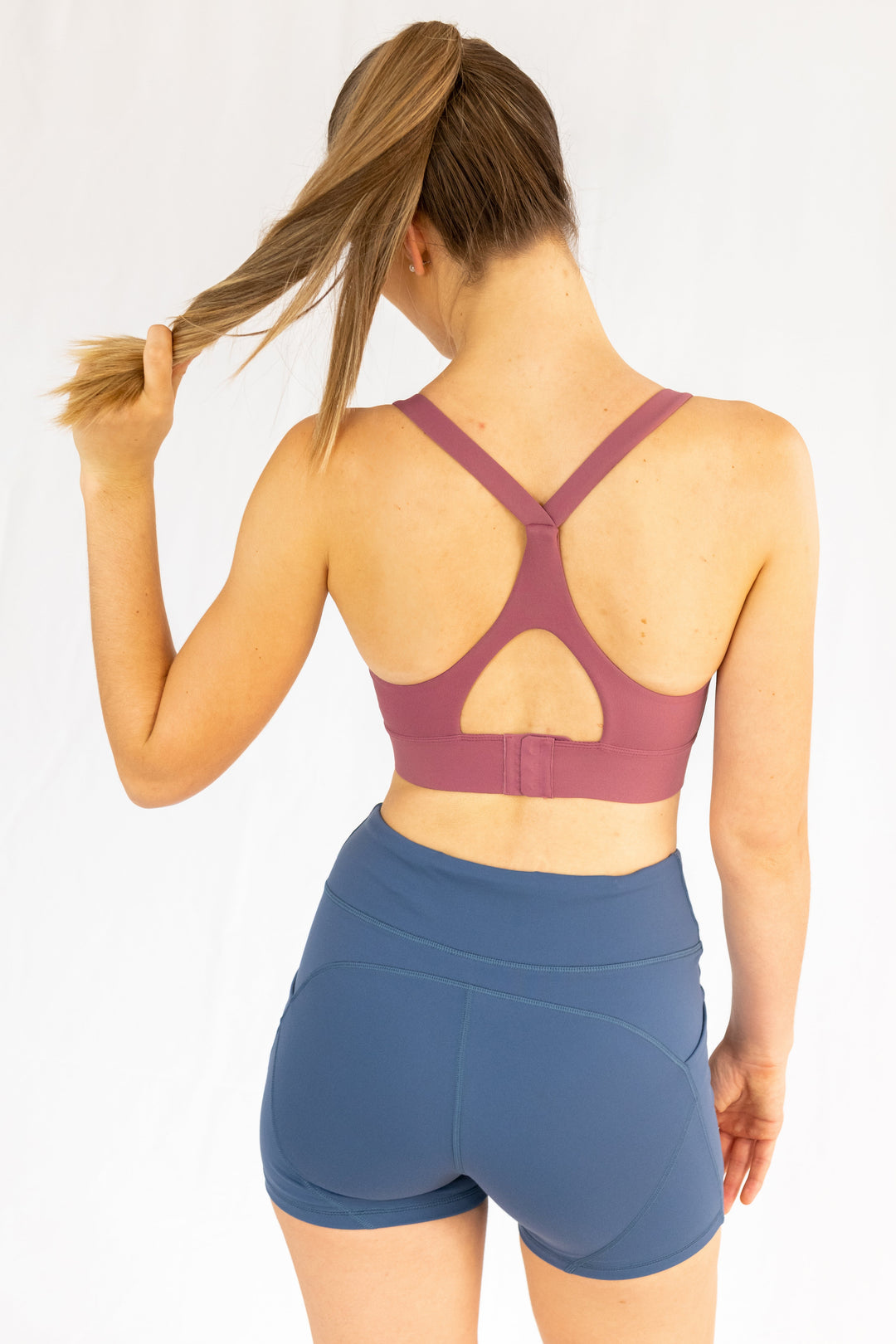 Georgia Sports Bra - Pink Rosewood