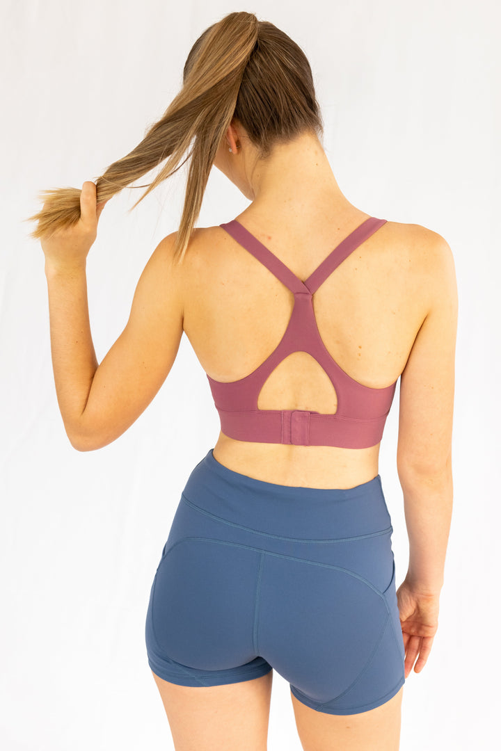 Georgia Sports Bra - Pink Rosewood