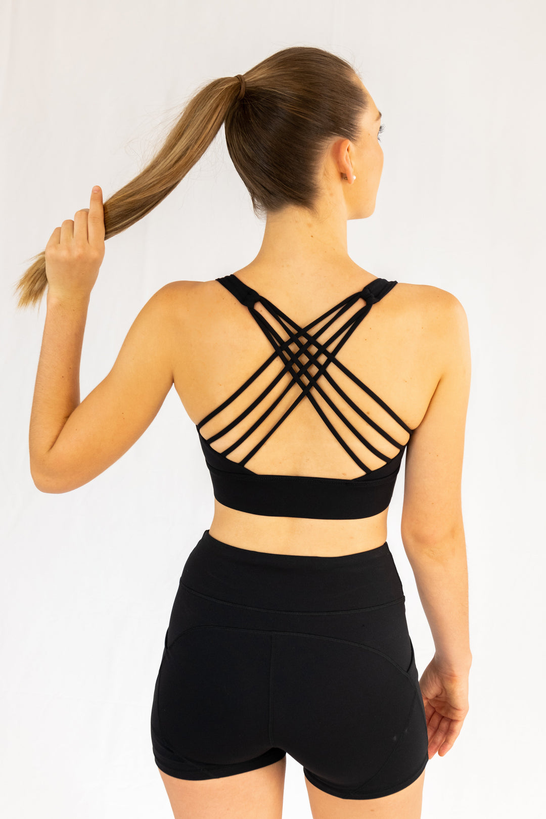 Noosa Sports Bra - Black Ink