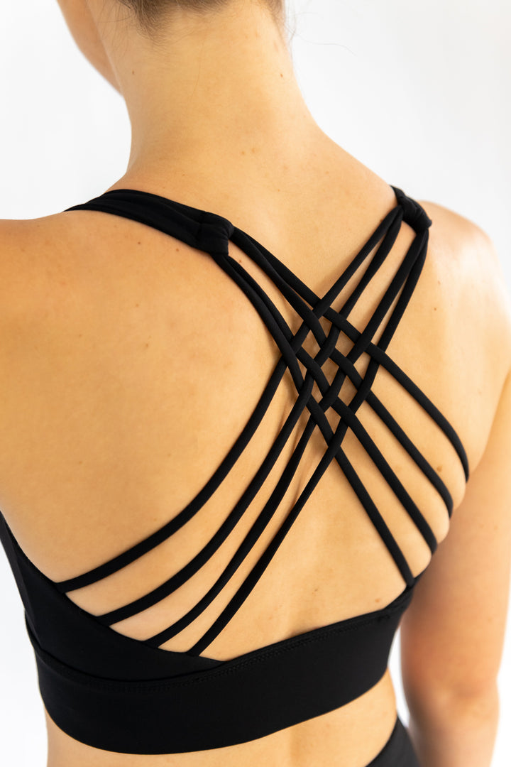 Noosa Sports Bra - Black Ink