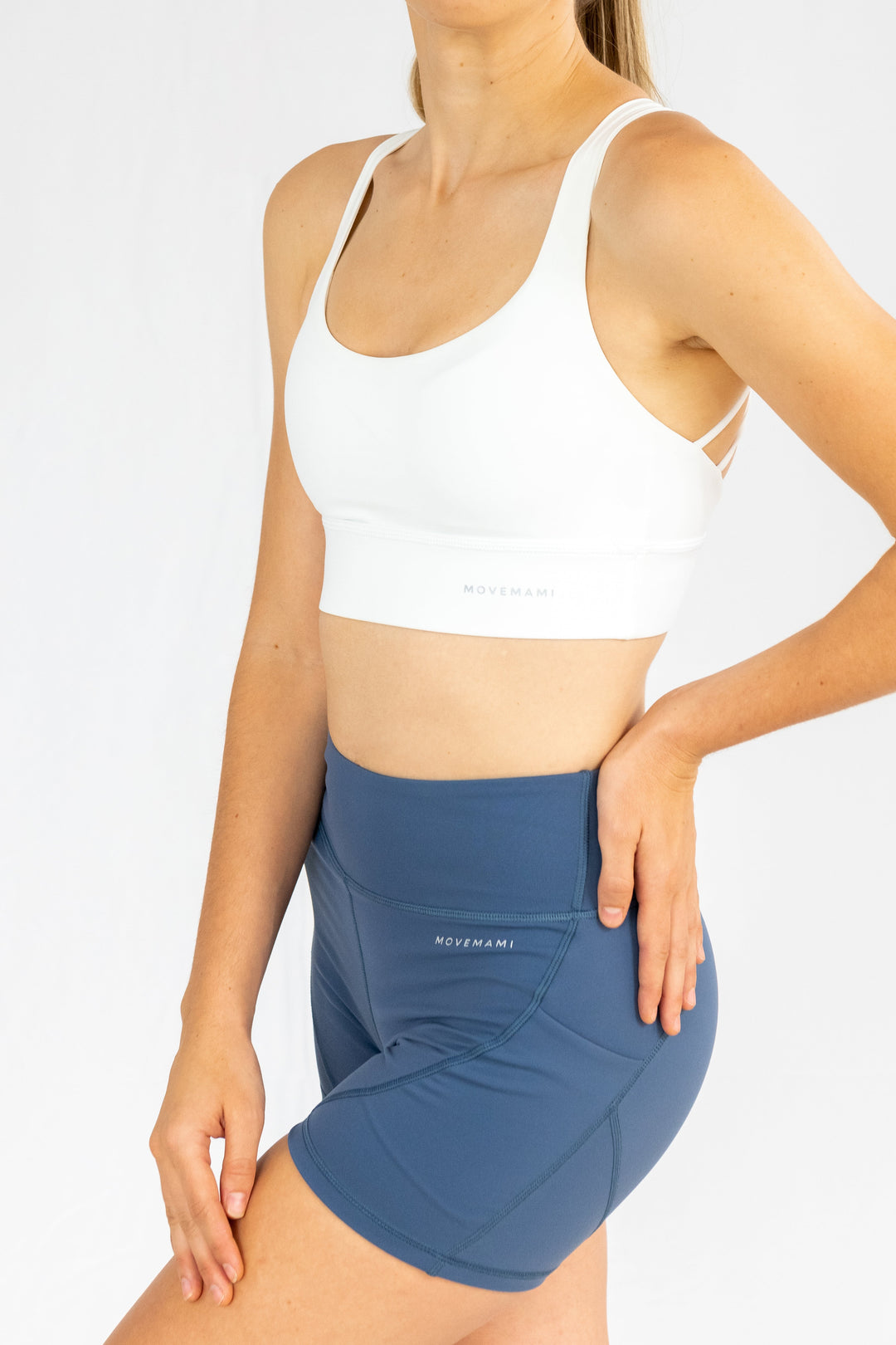 Noosa Sports Bra - Snow White