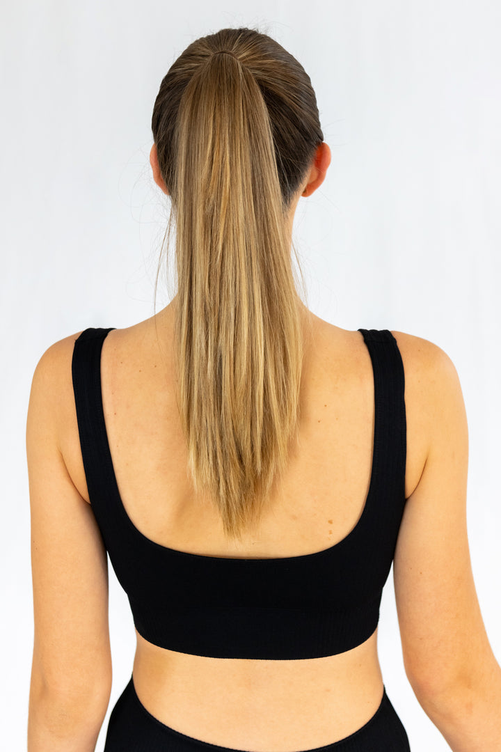 Savanna Sports Bra - Black Ink