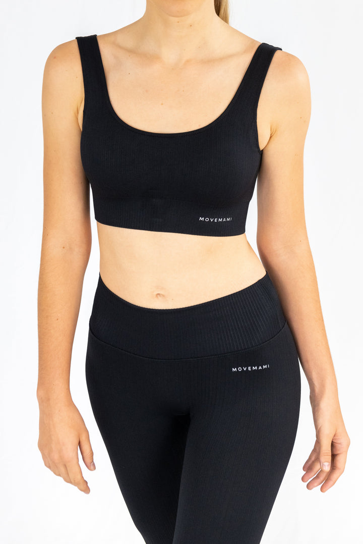 Savanna Sports Bra - Black Ink