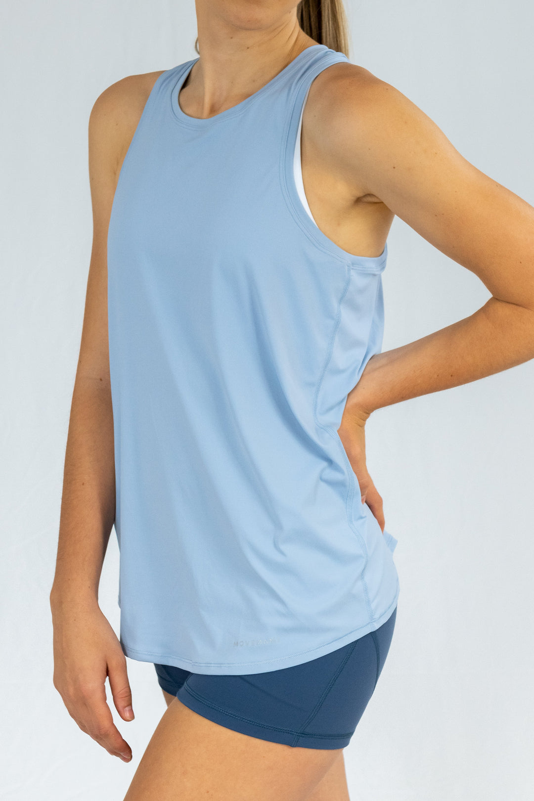 Corfu Tie-Back Top - Blue Floss