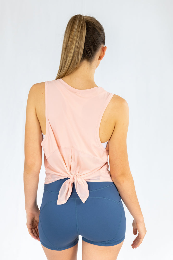 Crete Tie-Back Top - Pink Lemonade