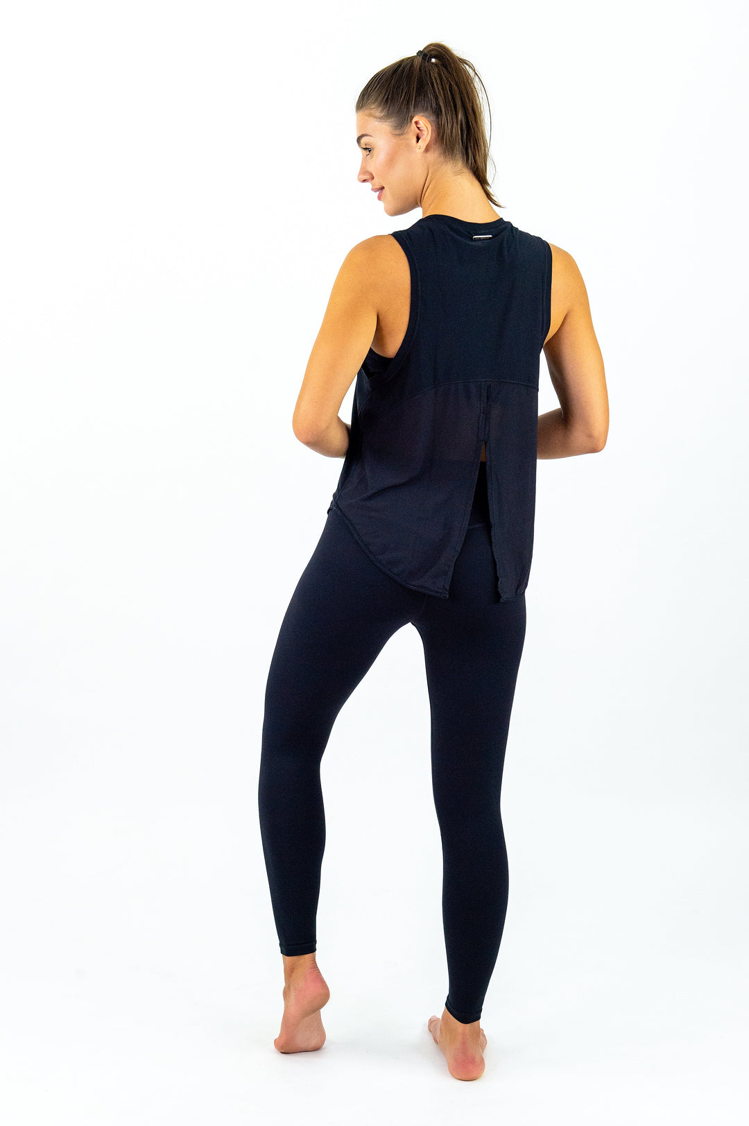 Crete Tie-Back Top - Black Ink
