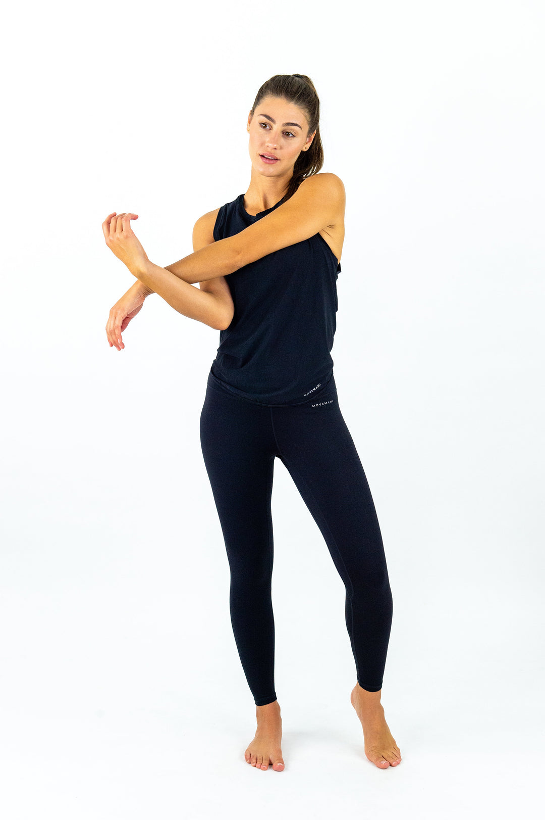 Crete Tie-Back Top - Black Ink