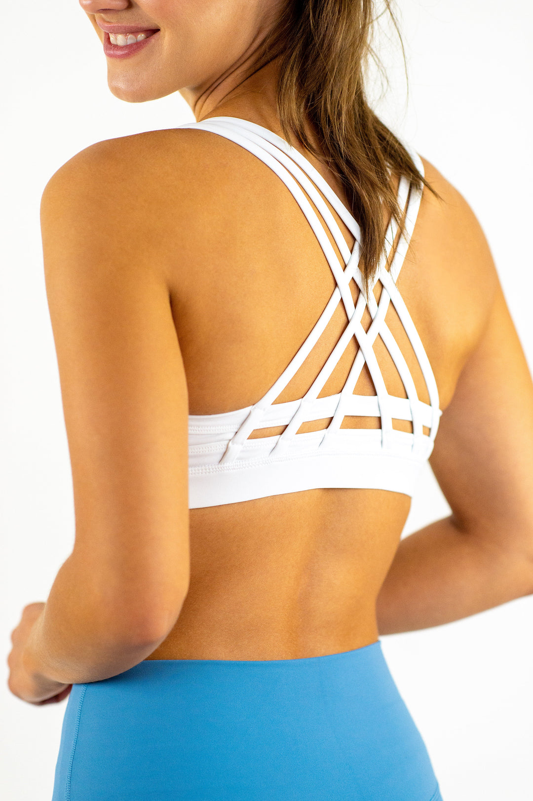 Miami Sports Bra - Snow White