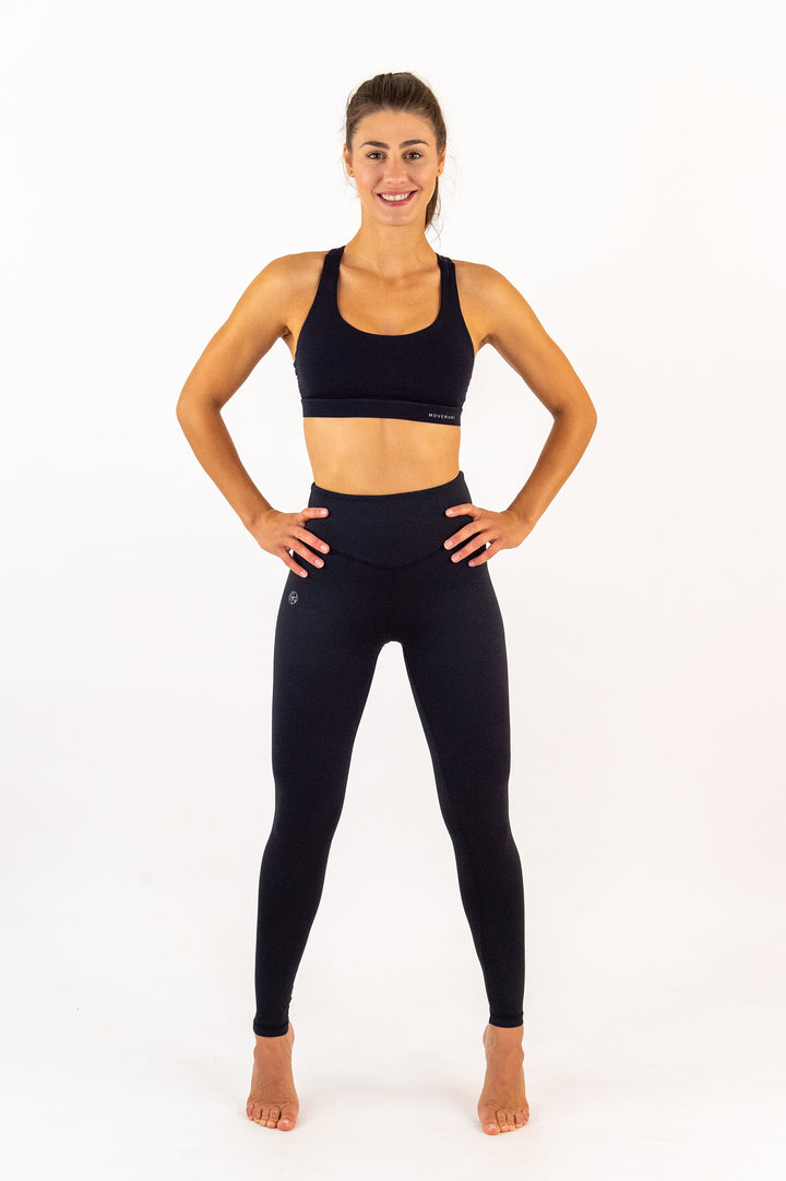 Miami Sports Bra - Black Ink