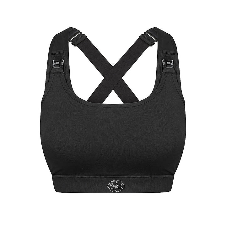 Luna Nursing Sports Bra - Black Ink