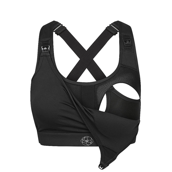 Luna Nursing Sports Bra - Black Ink