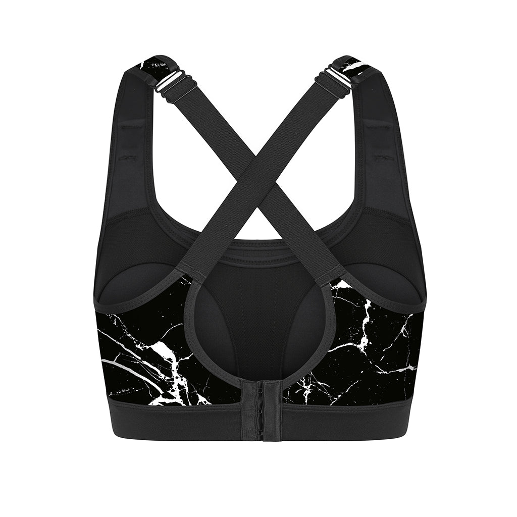 Luna Nursing Sports Bra - Black Marble