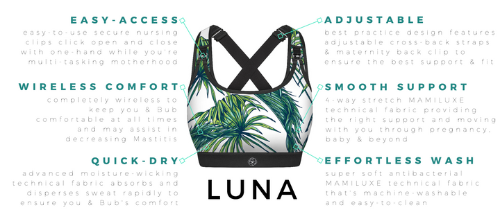 Luna Nursing Sports Bra